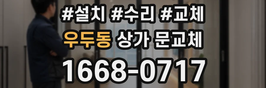 우두동 상가 문교체