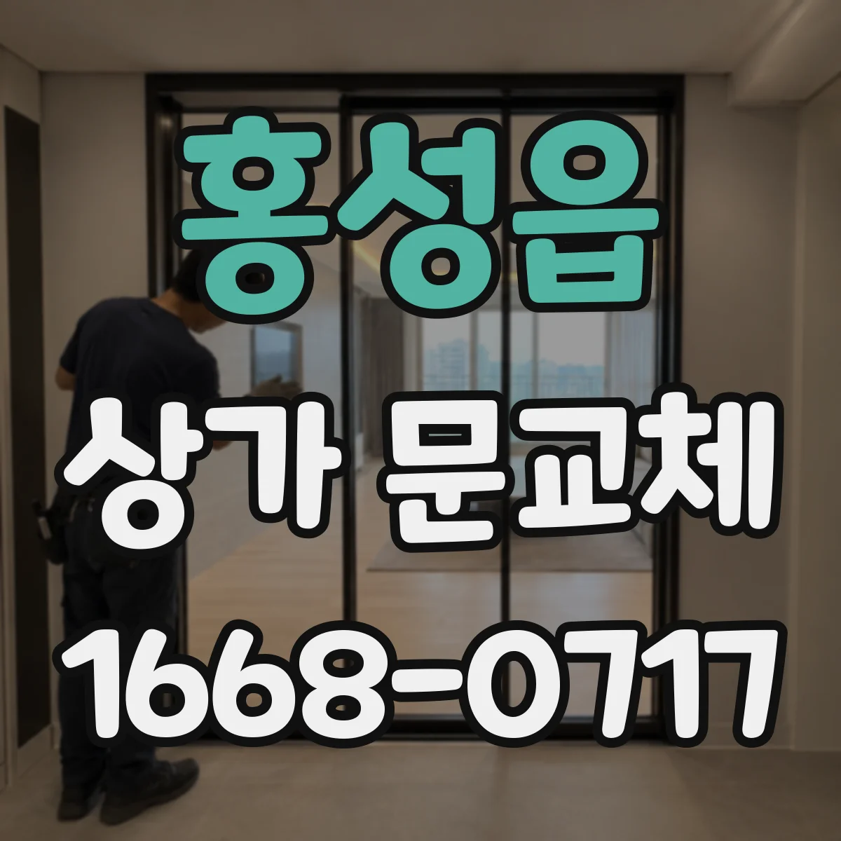 홍성읍 상가 문교체