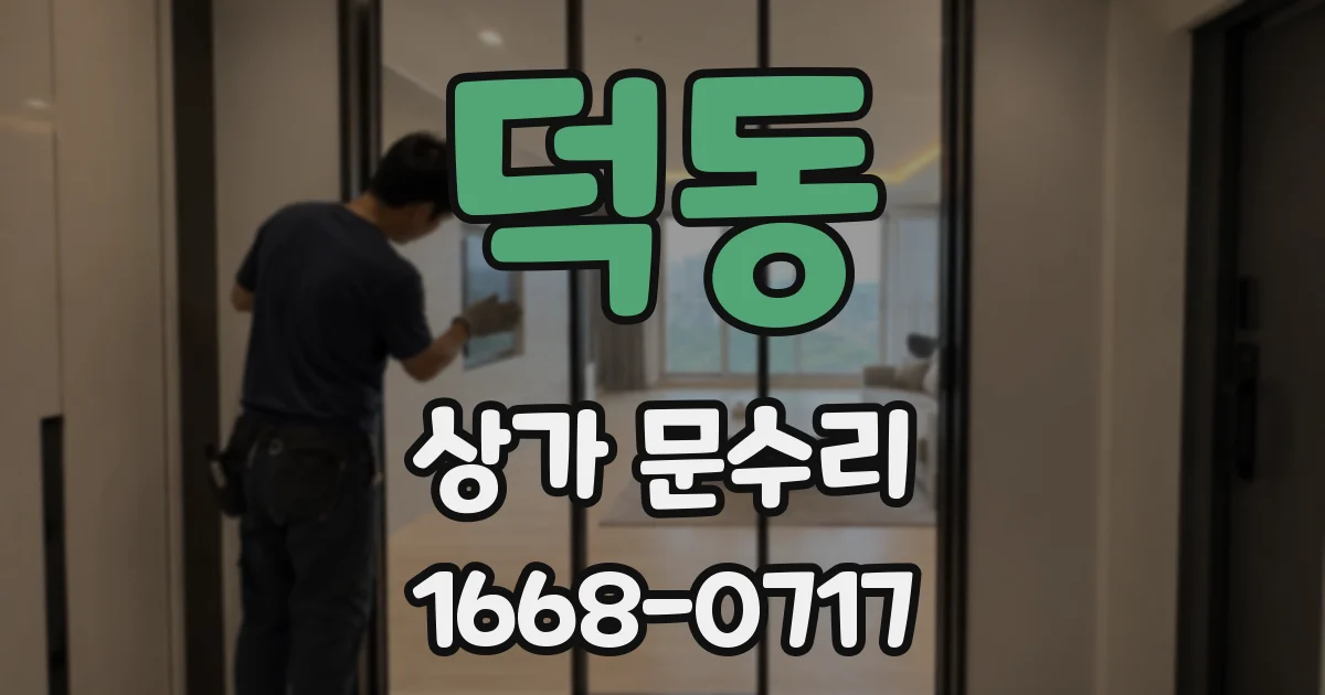 덕동 상가 문수리