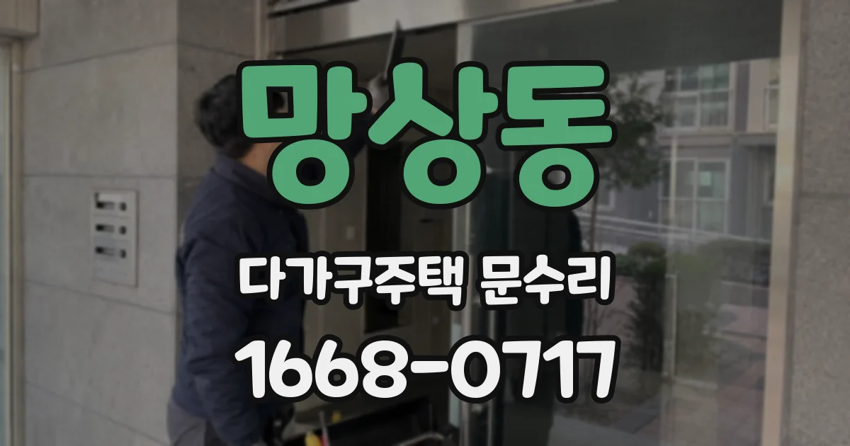 망상동 다가구주택 문수리