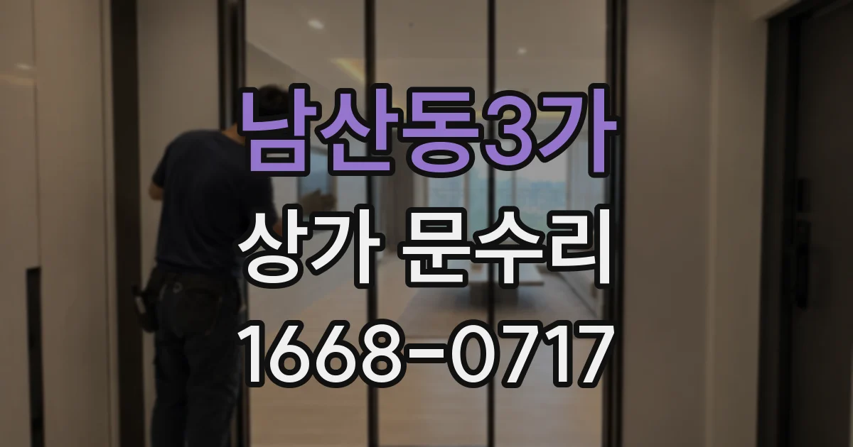 남산동3가 상가 문수리