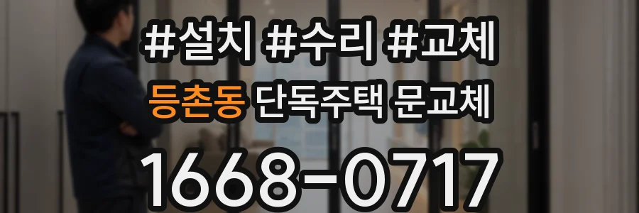 등촌동 단독주택 문교체