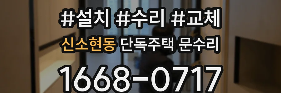 신소현동 단독주택 문수리