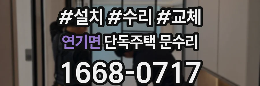 연기면 단독주택 문수리