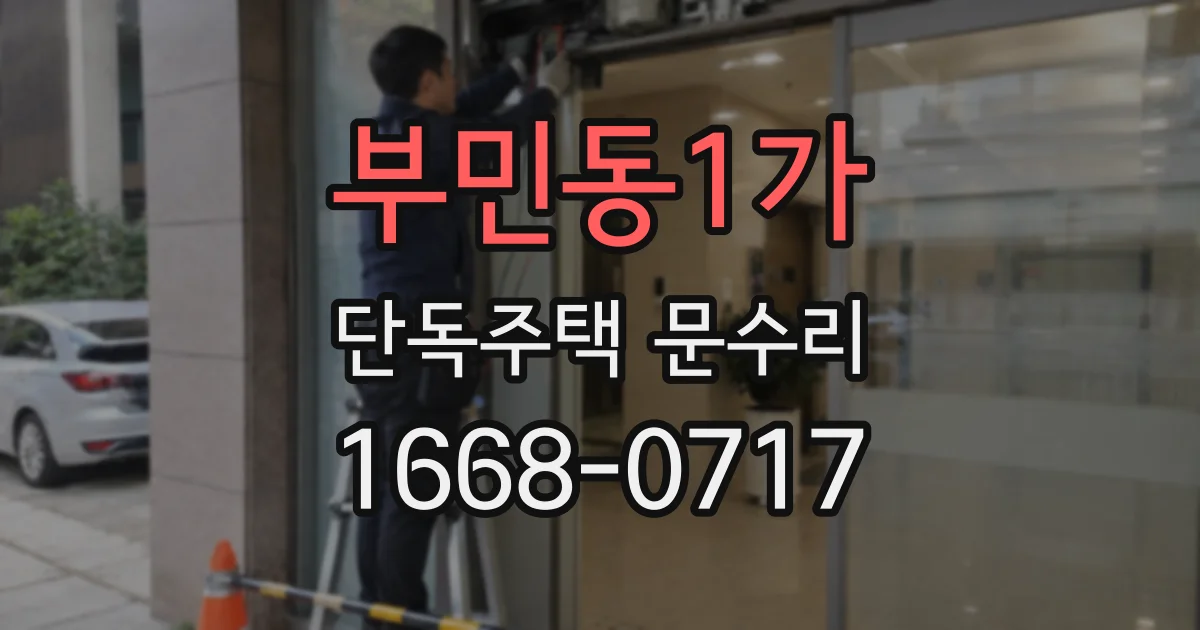 부민동1가 단독주택 문수리
