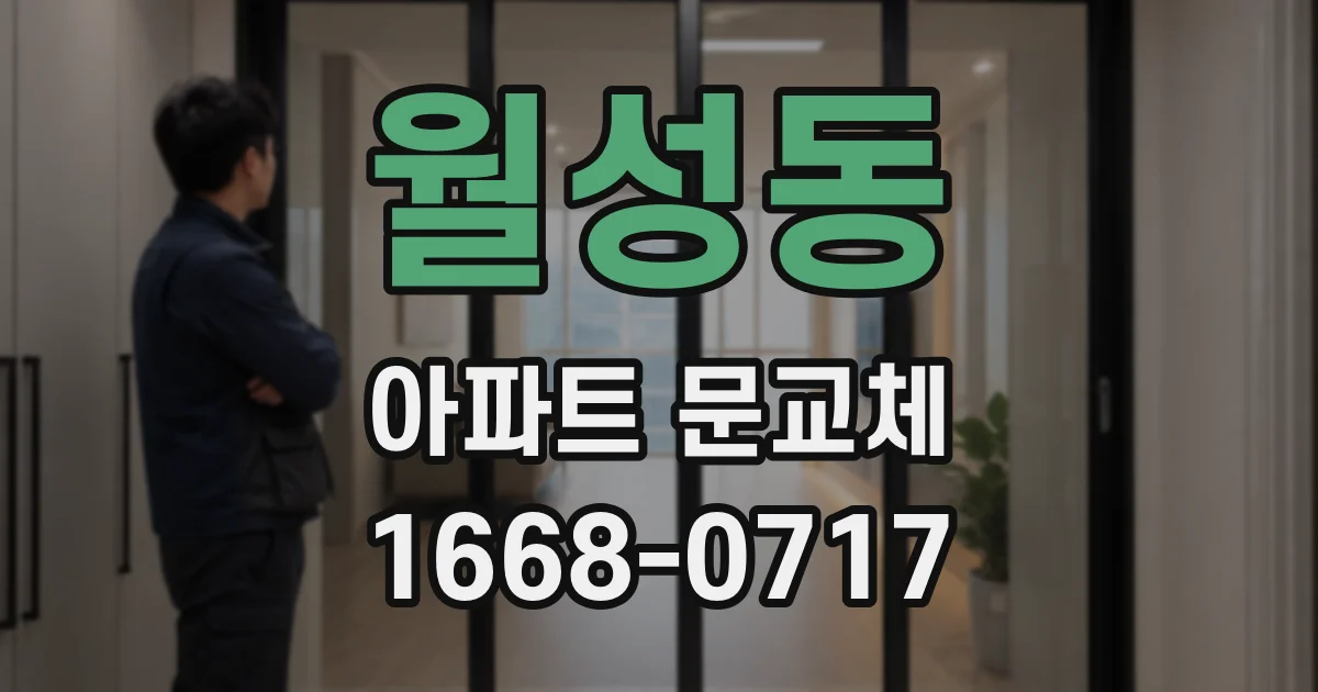 월성동 아파트 문교체