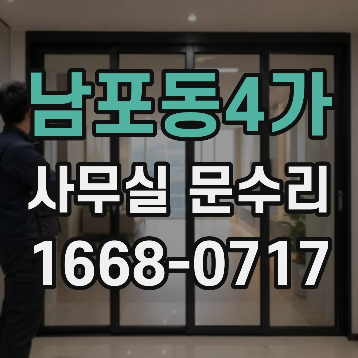 남포동4가 사무실 문수리