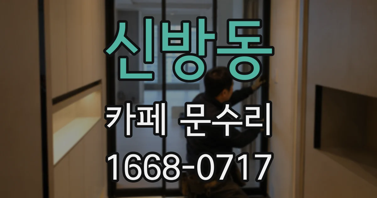 신방동 카페 문수리