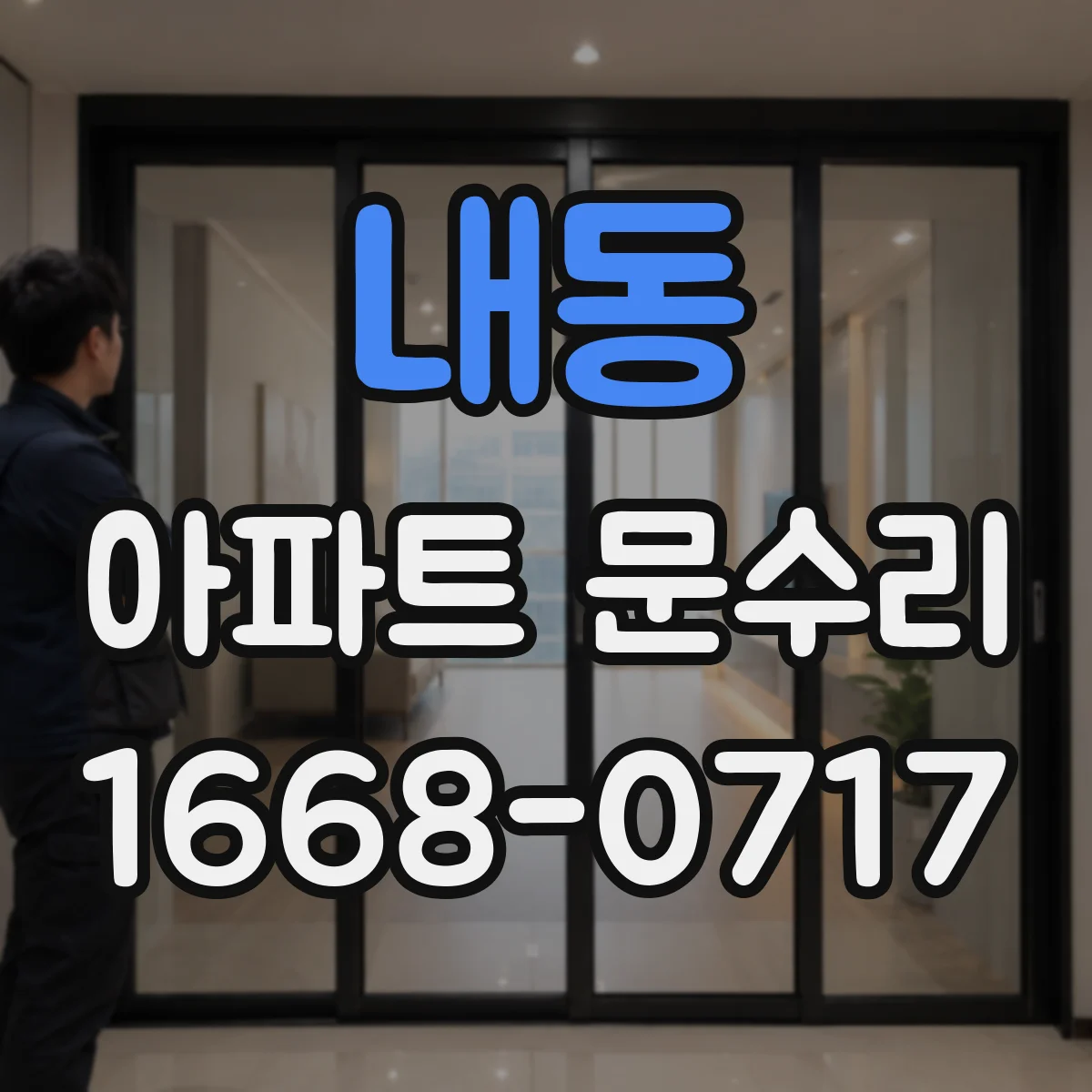 내동 아파트 문수리