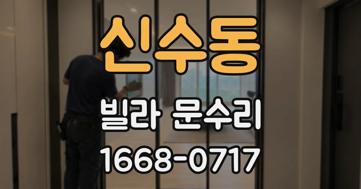 신수동 빌라 문수리