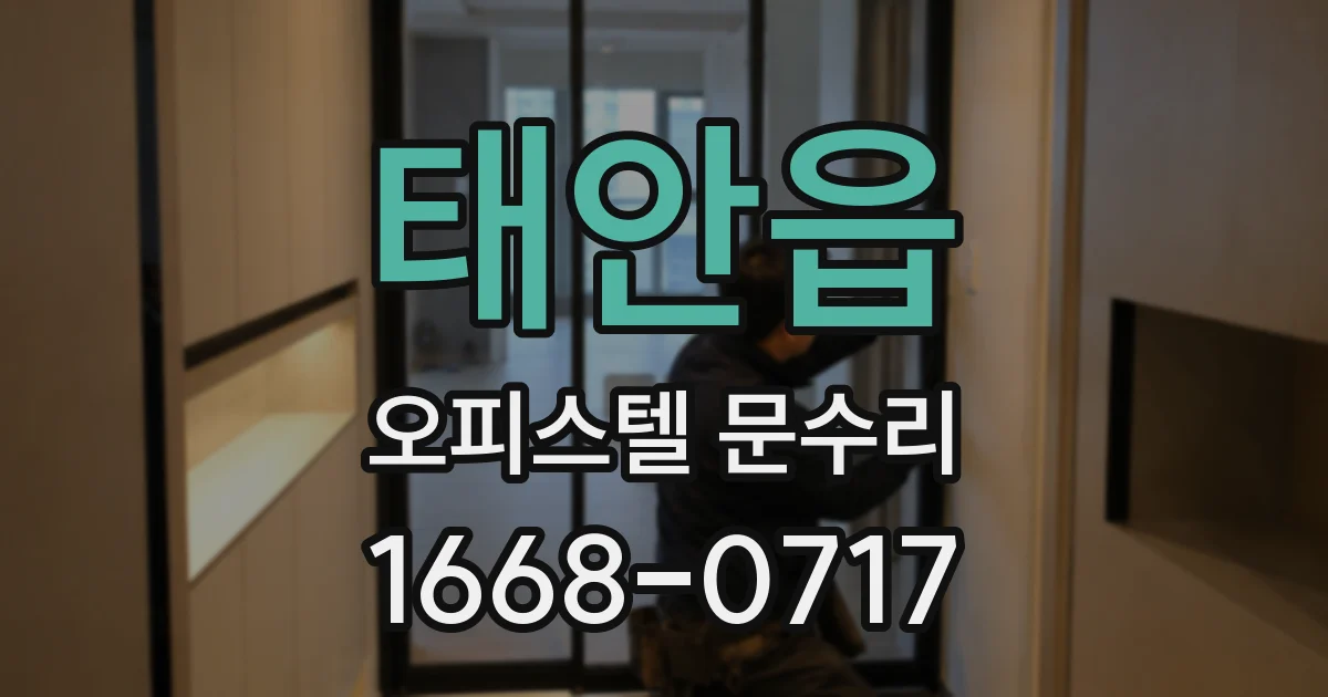 태안읍 오피스텔 문수리