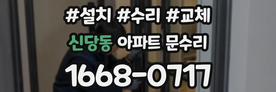 신당동 아파트 문수리