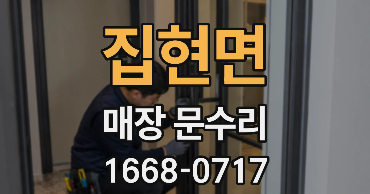 집현면 매장 문수리