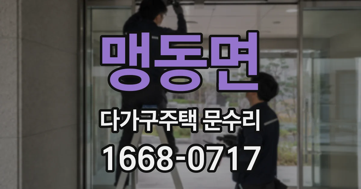 맹동면 다가구주택 문수리