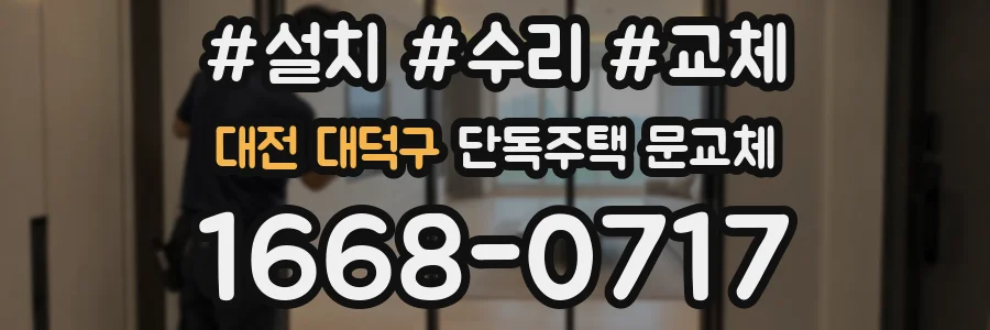 대전 대덕구 단독주택 문교체