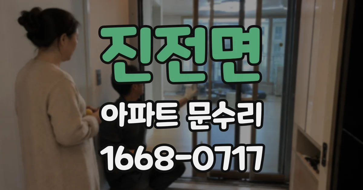 진전면 아파트 문수리