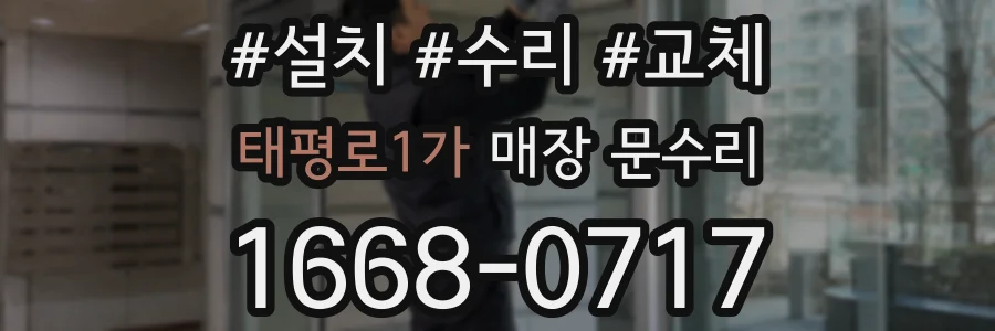 태평로1가 매장 문수리