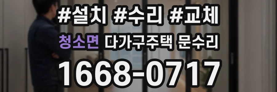 청소면 다가구주택 문수리