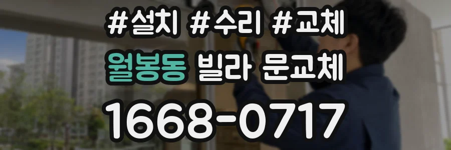 월봉동 빌라 문교체