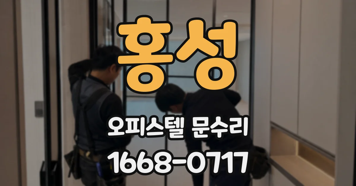 홍성 오피스텔 문수리