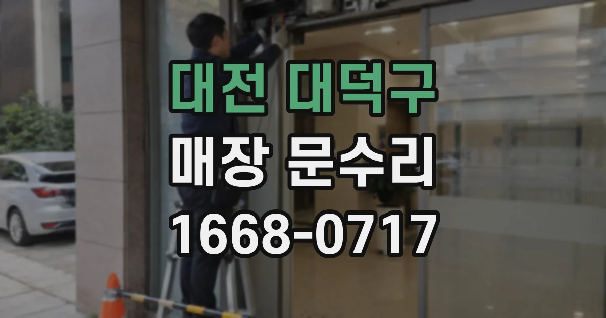 대전 대덕구 매장 문수리