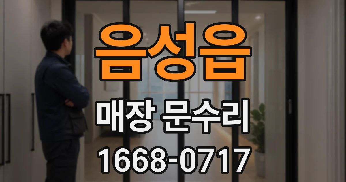 음성읍 매장 문수리