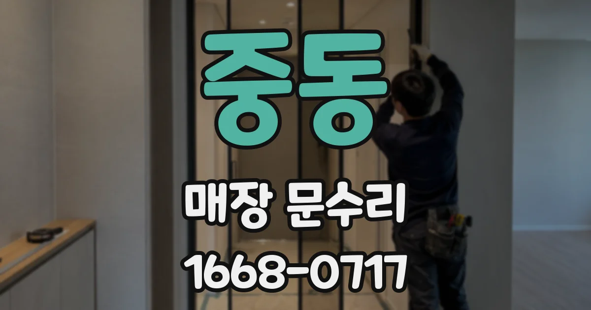 중동 매장 문수리