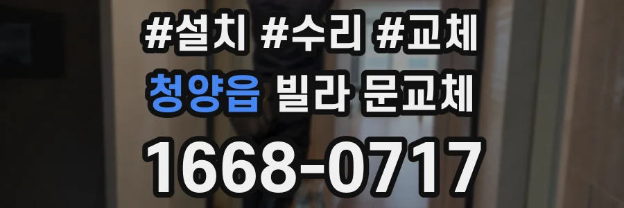 청양읍 빌라 문교체