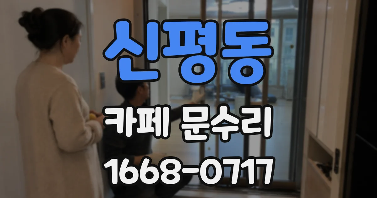 신평동 카페 문수리