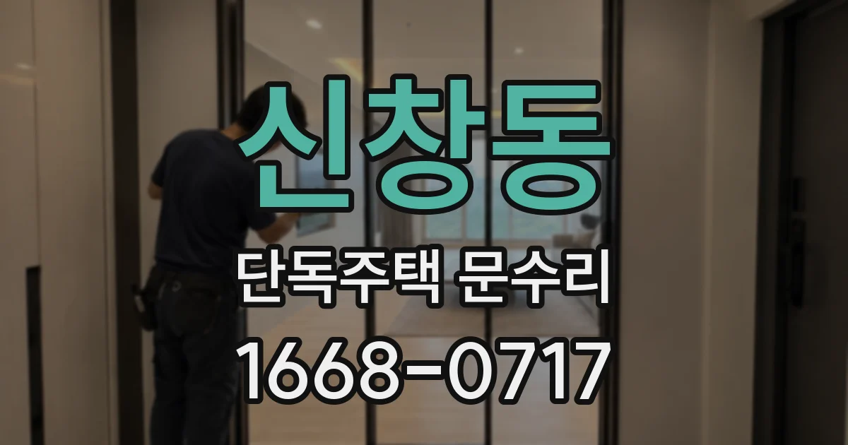신창동 단독주택 문수리
