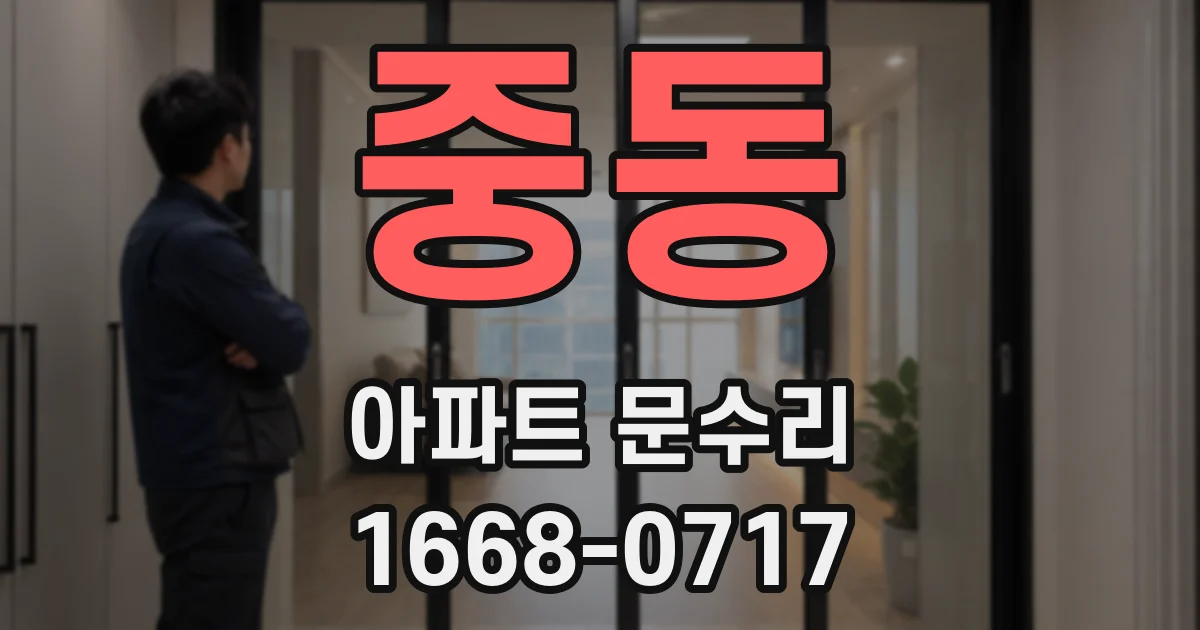 중동 아파트 문수리