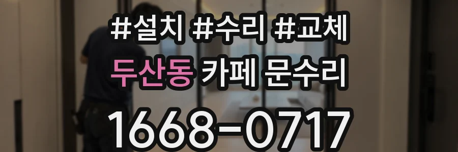 두산동 카페 문수리