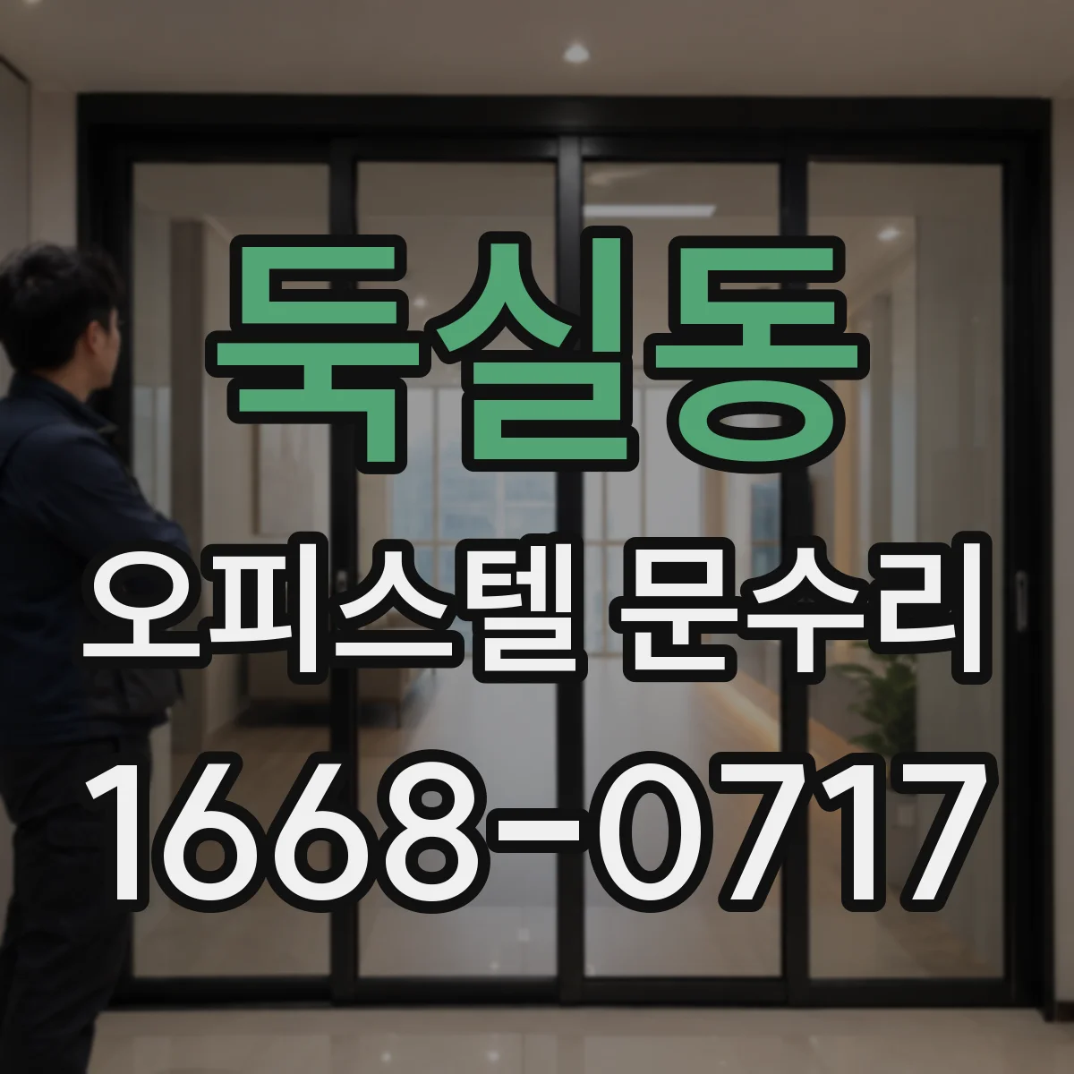 둑실동 오피스텔 문수리