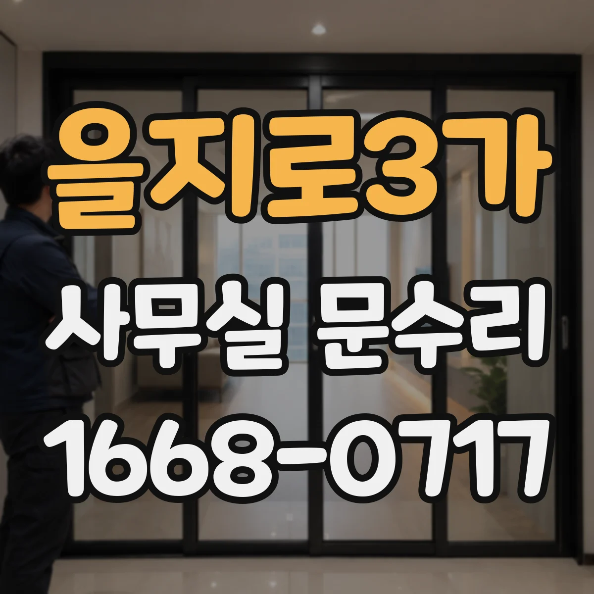 을지로3가 사무실 문수리 도어락 잠금 불량일 때 해볼 점검