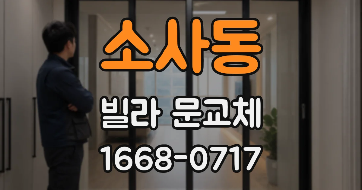 소사동 빌라 문교체