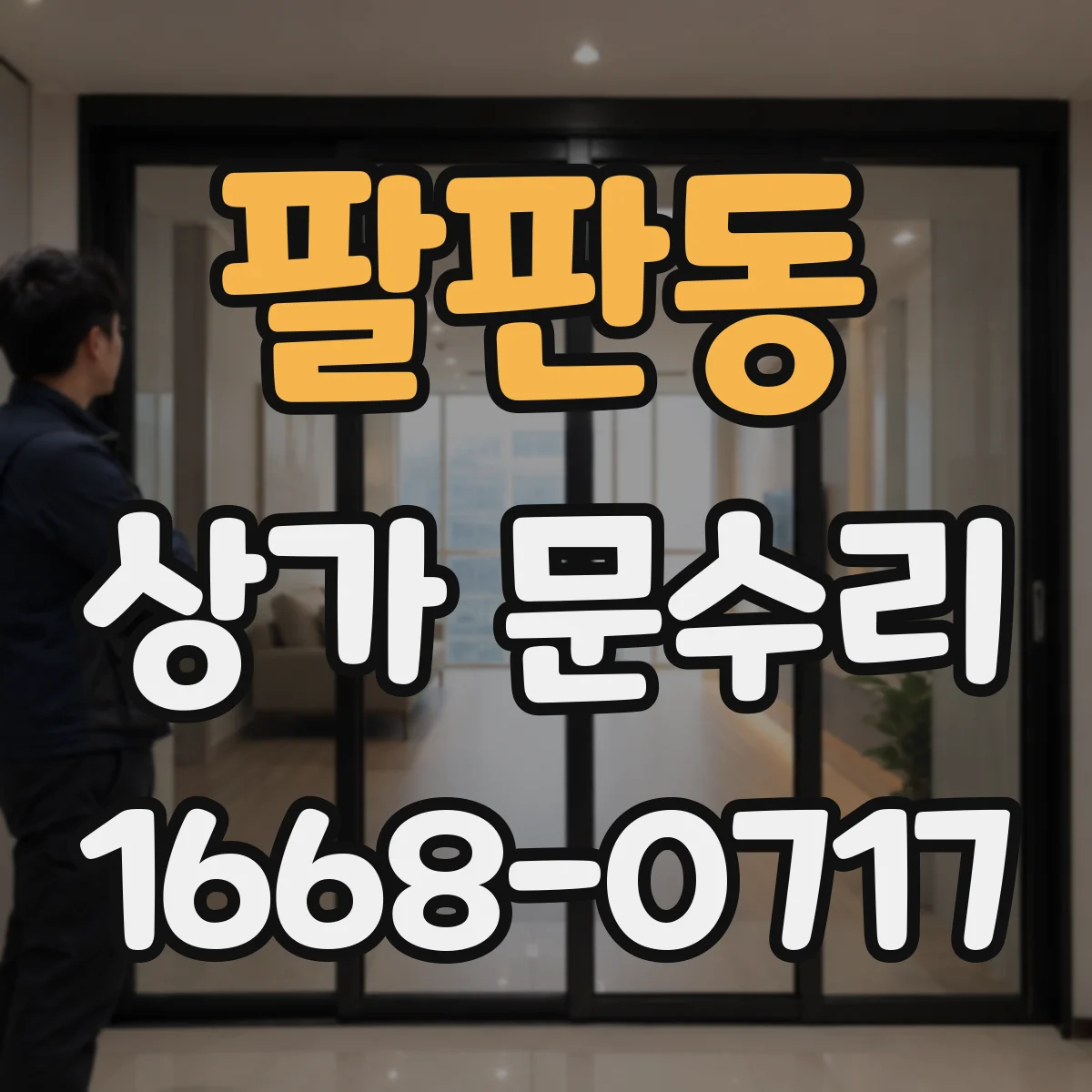 팔판동 상가 문수리