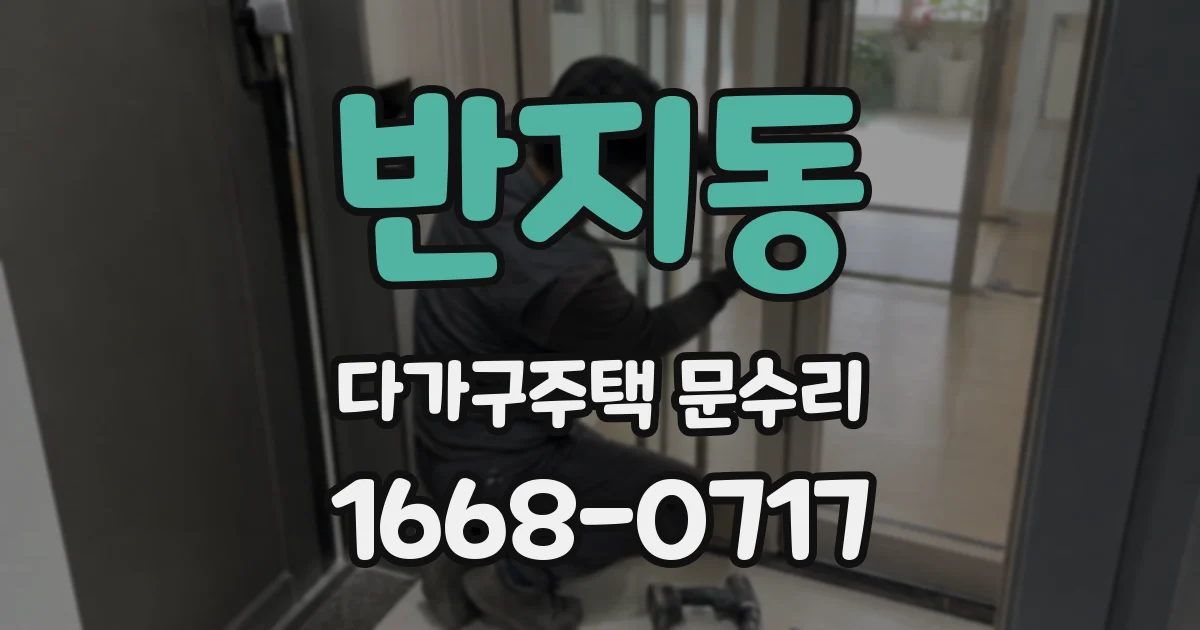 반지동 다가구주택 문수리