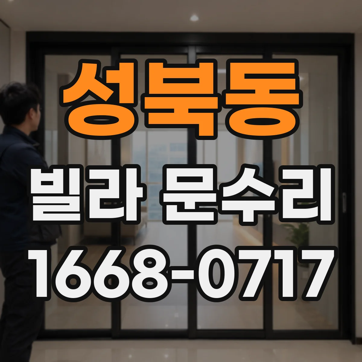 성북동 빌라 문수리