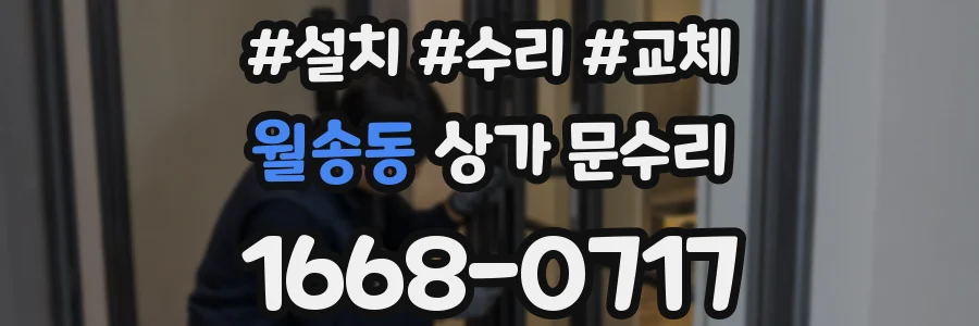 월송동 상가 문수리