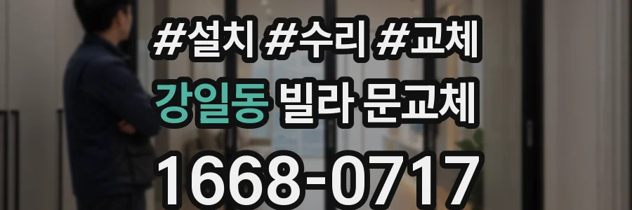 강일동 빌라 문교체