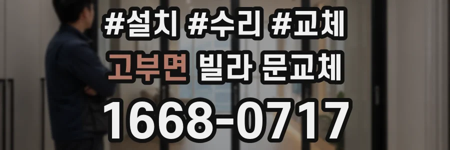 고부면 빌라 문교체