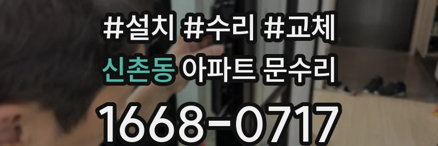 신촌동 아파트 문수리
