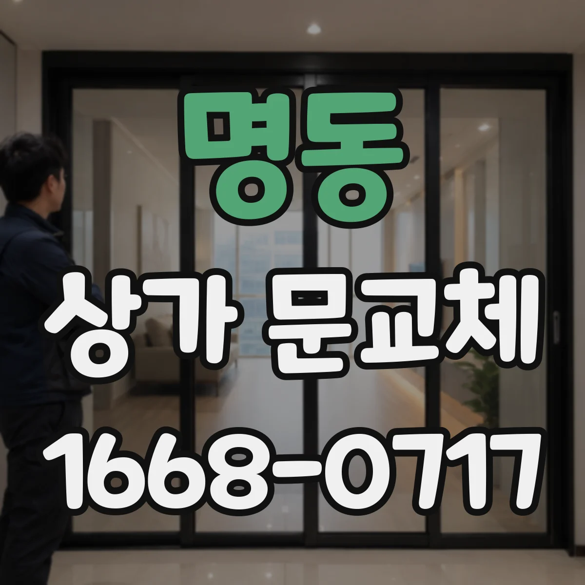명동 상가 문교체
