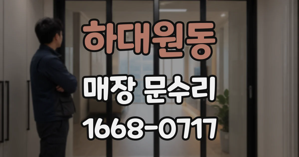 하대원동 매장 문수리