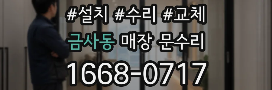 금사동 매장 문수리