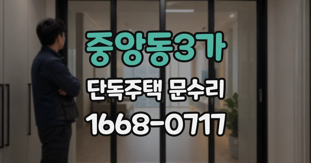 중앙동3가 단독주택 문수리