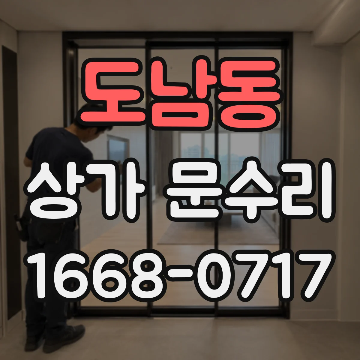 도남동 상가 문수리