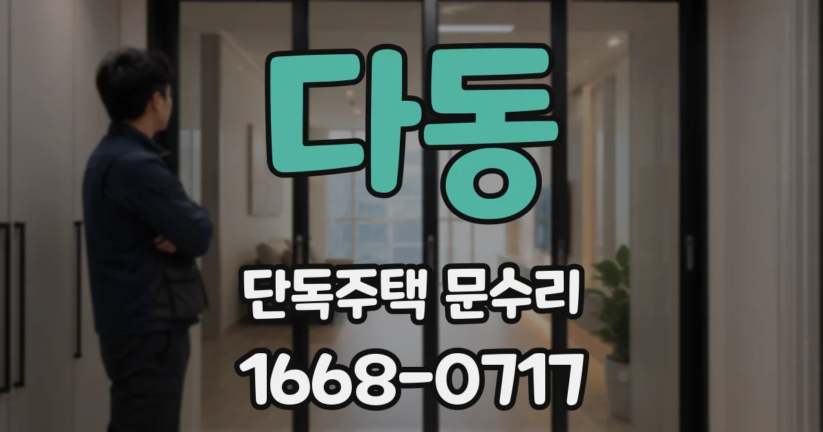 다동 단독주택 문수리
