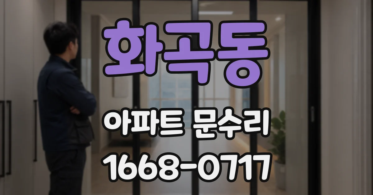 화곡동 아파트 문수리