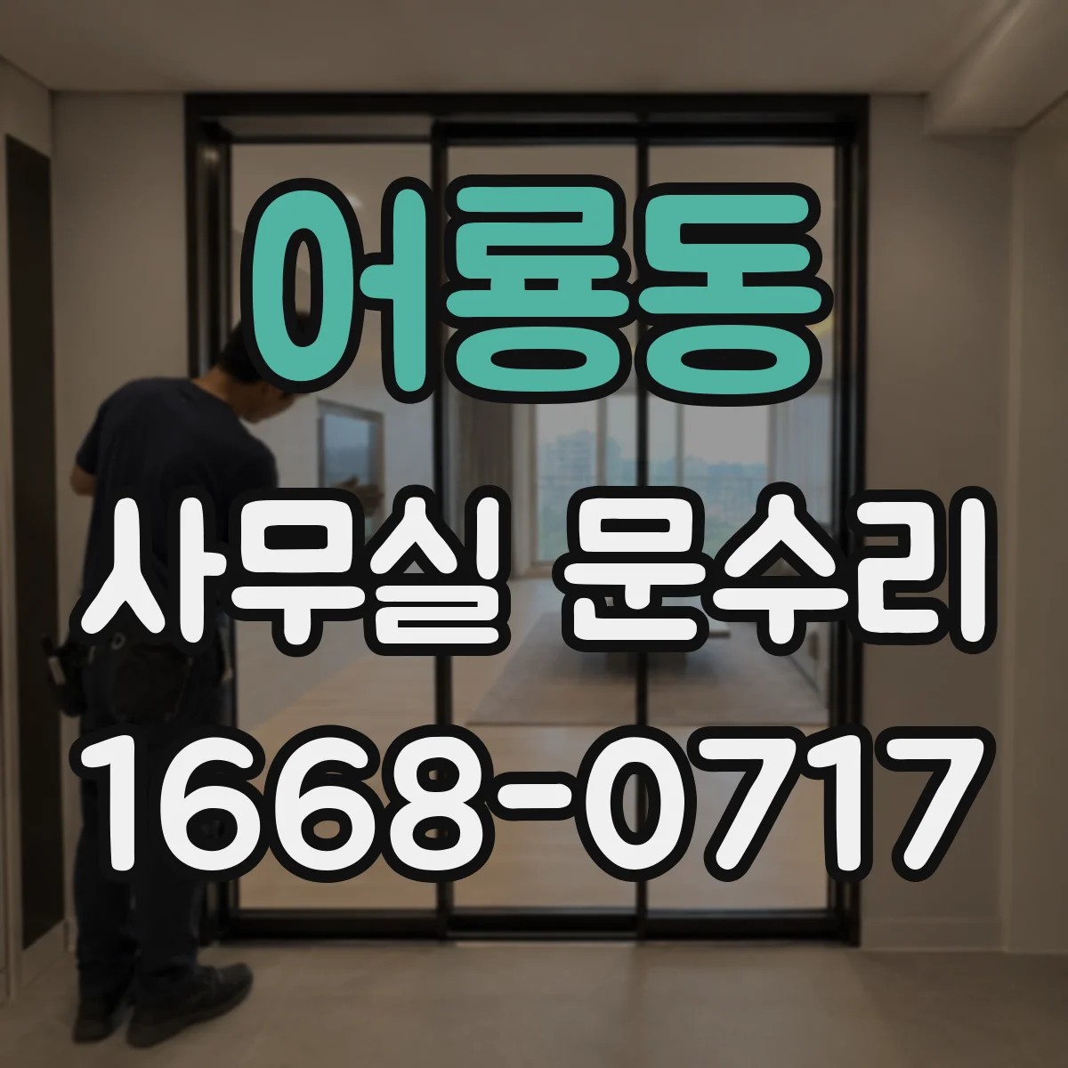 어룡동 사무실 문수리
